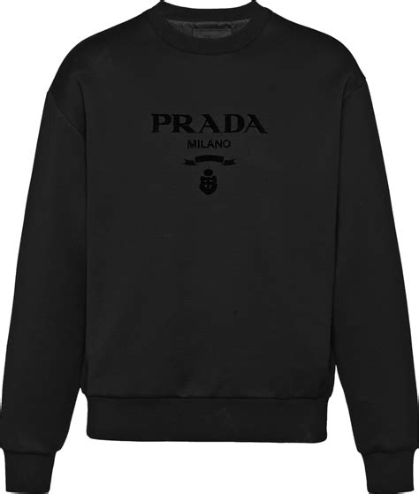 prada hoodie women's|prada milano sweatshirt.